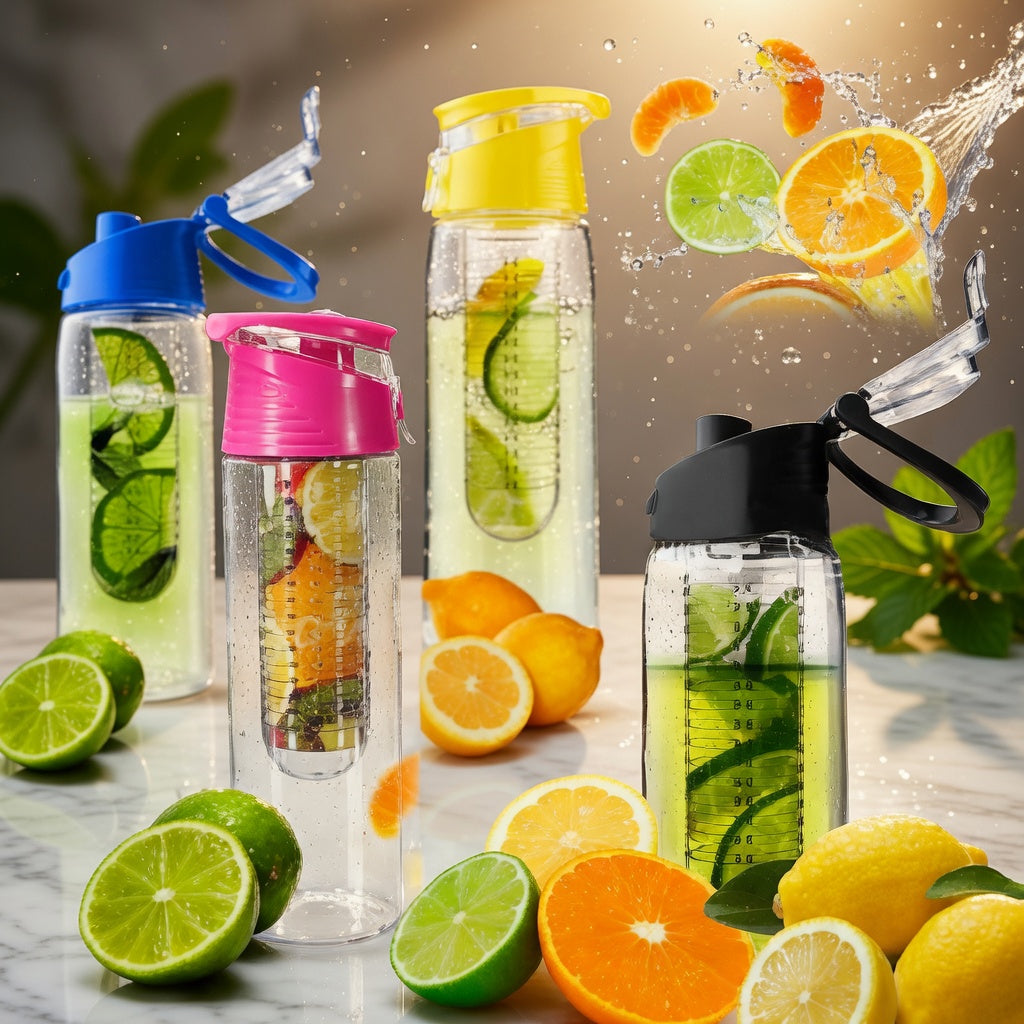 Nexus Fruit Fusion Infuser Water Bottle: 32oz BPA-Free Leak-Proof Detox Bottle