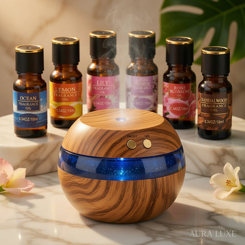 Nexus AromaFlow | Smart Ultrasonic Diffuser | Waterless Auto-Off | BPA-Free Wellness Tech