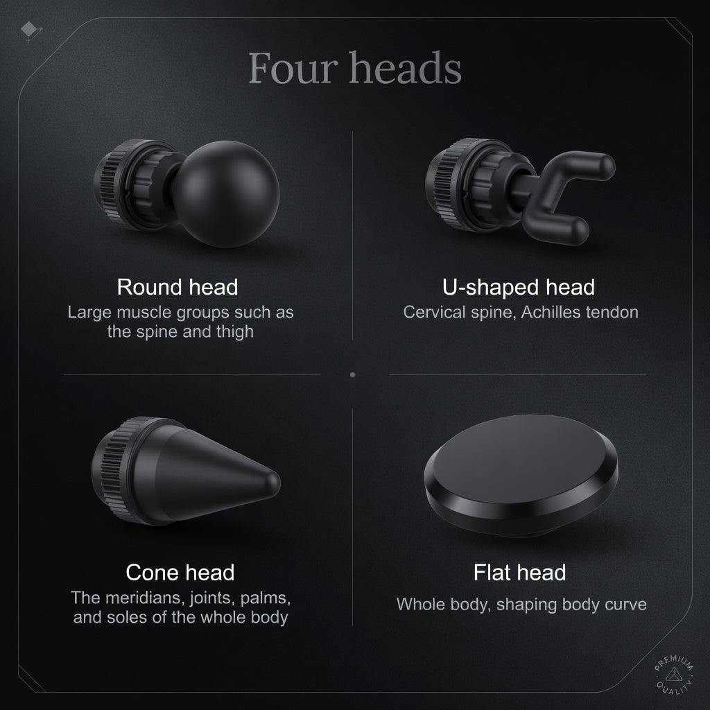 Nexus Pulse Pro: Deep Tissue Percussion Massage Gun for Athletes | 6-Speed Muscle Recovery Tool