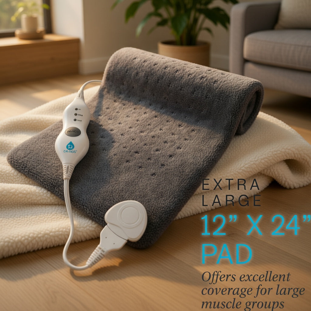 Nexus ThermoRelief | Fast-Heating Electric Pad | Machine Washable Microplush | ETL Certified
