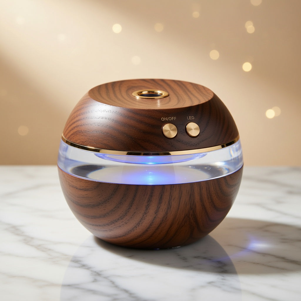 Nexus AromaFlow | Smart Ultrasonic Diffuser | Waterless Auto-Off | BPA-Free Wellness Tech